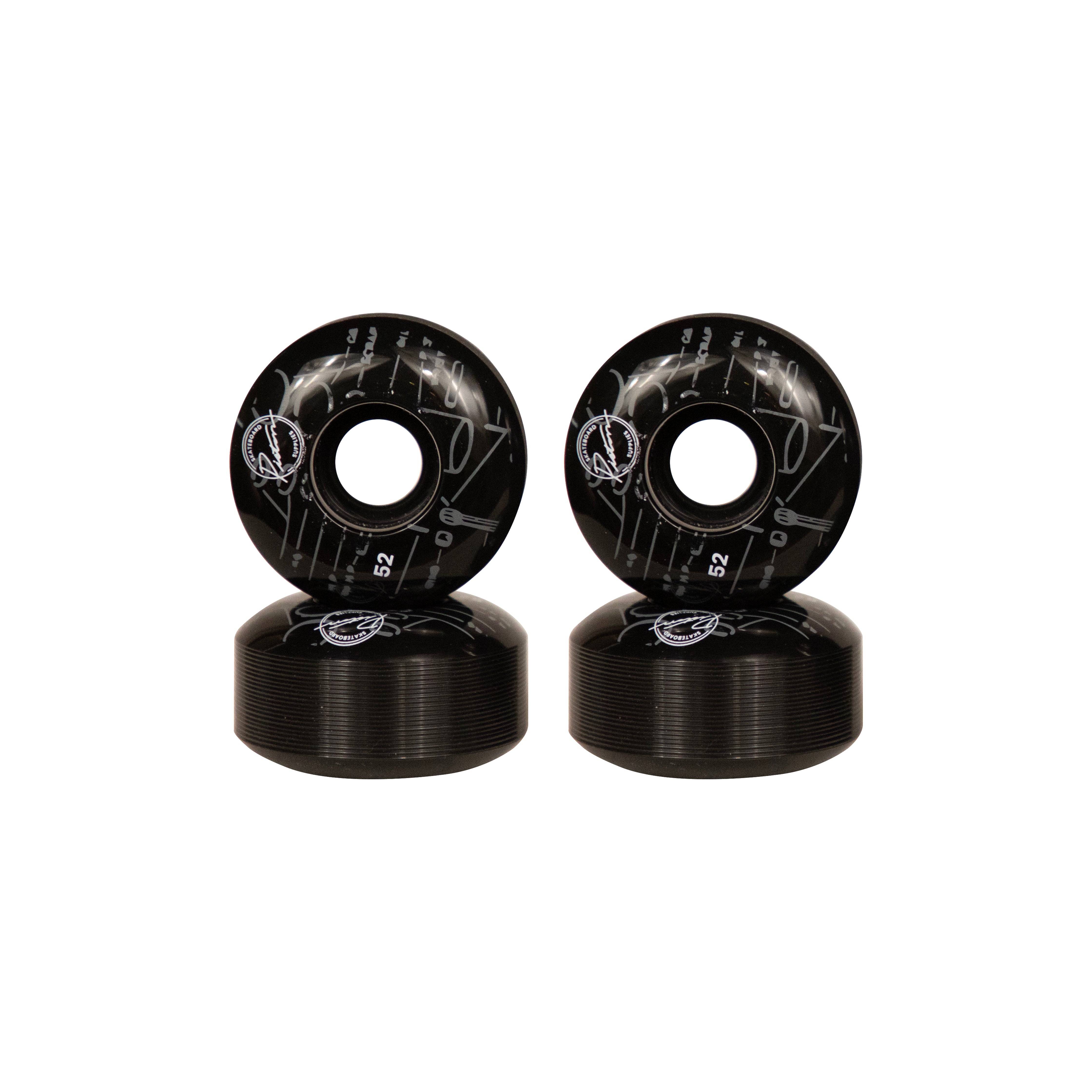 Piston Skateboard Wheels 52mm/Diagram