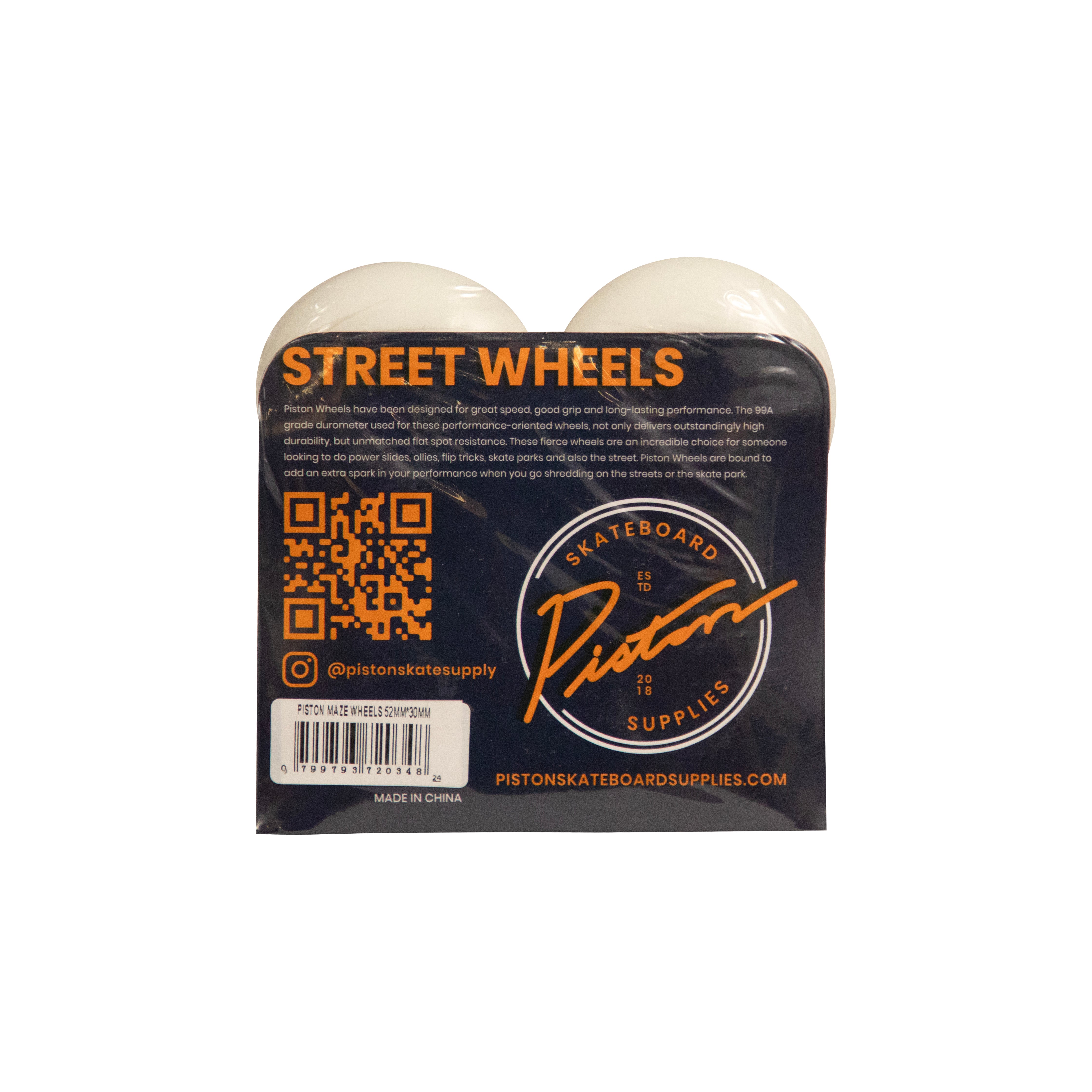 Piston Skateboard Wheels 52mm/Maze