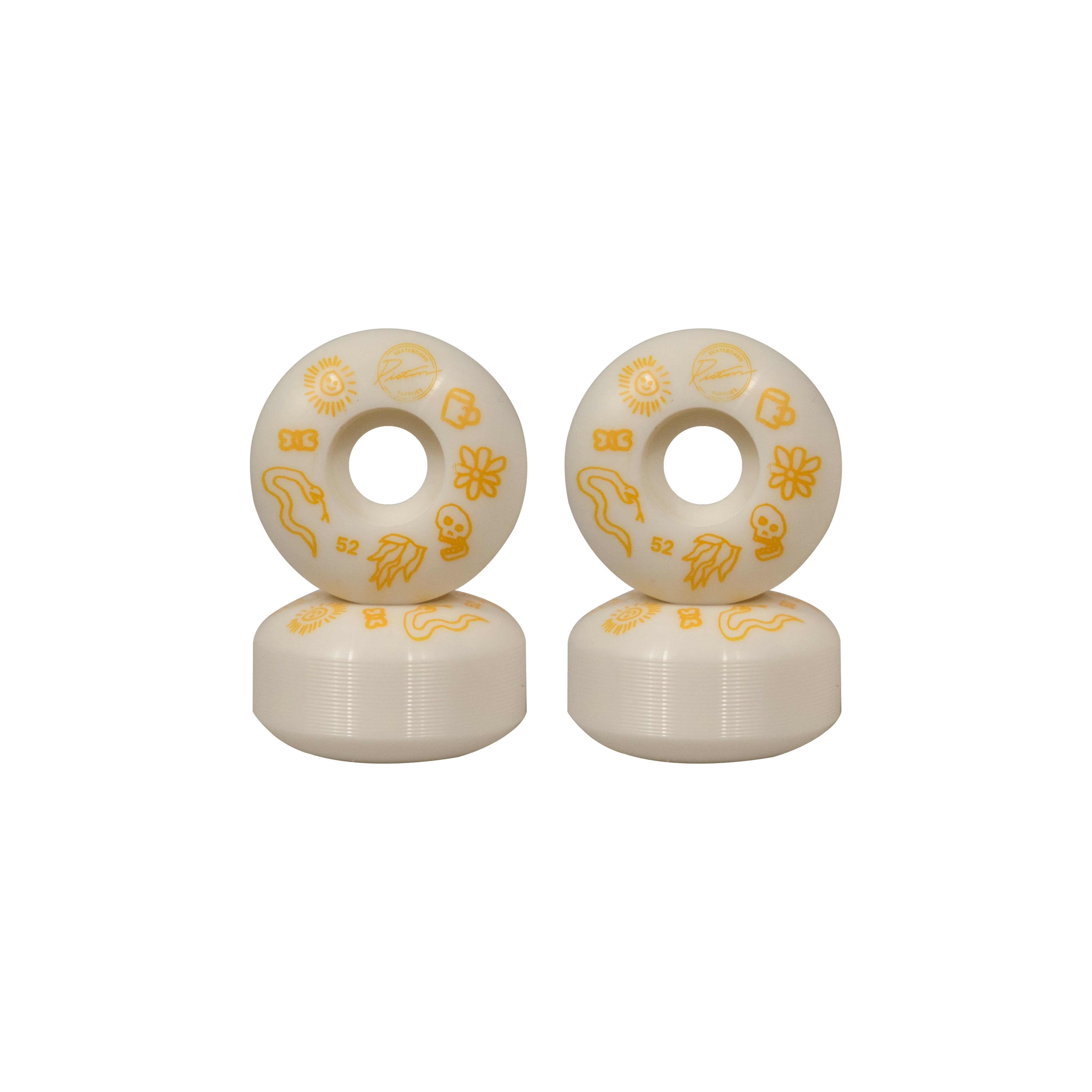 Piston Skateboard Wheels 52mm/Doodle