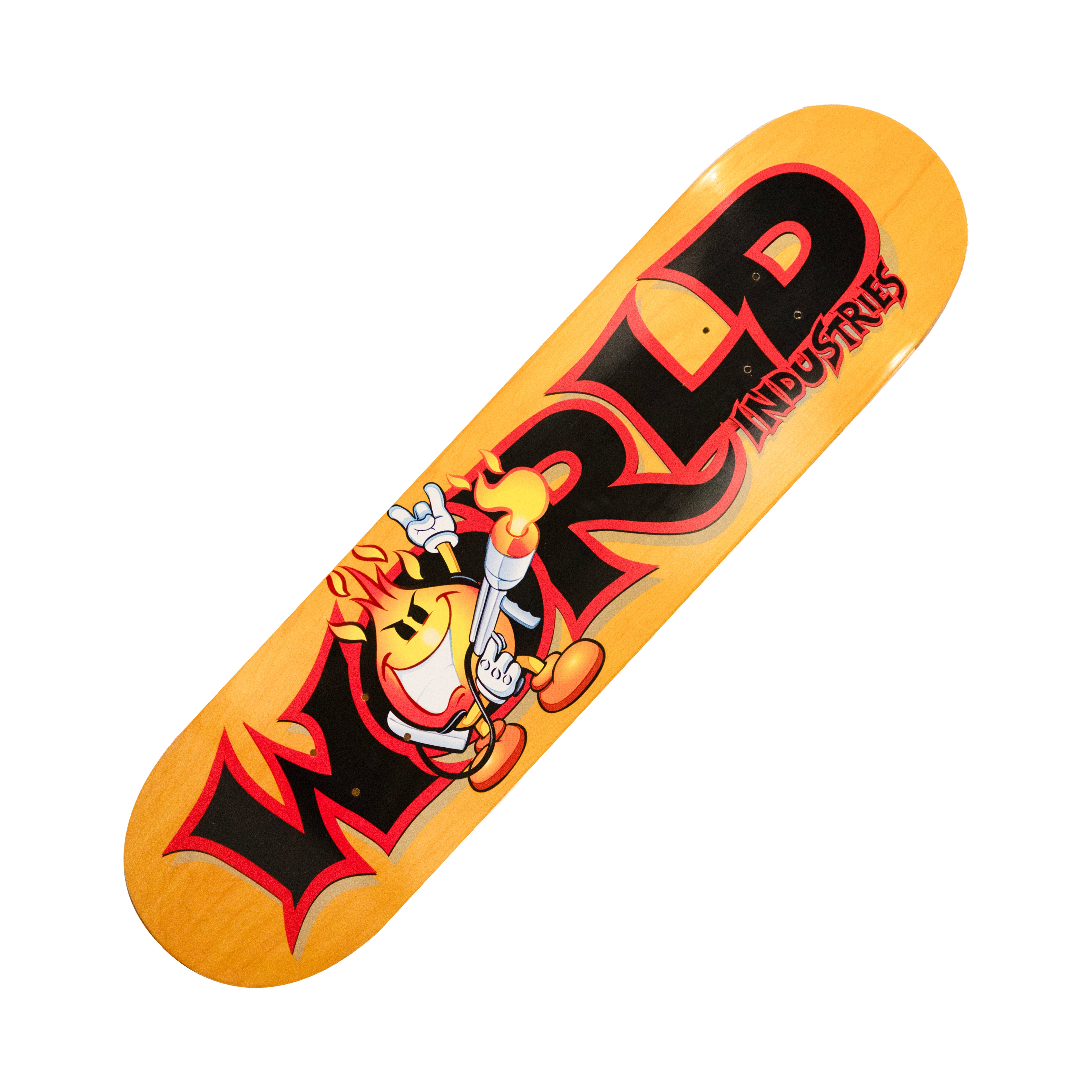 World Industries Deck- Fire World - Yellow  8.0”