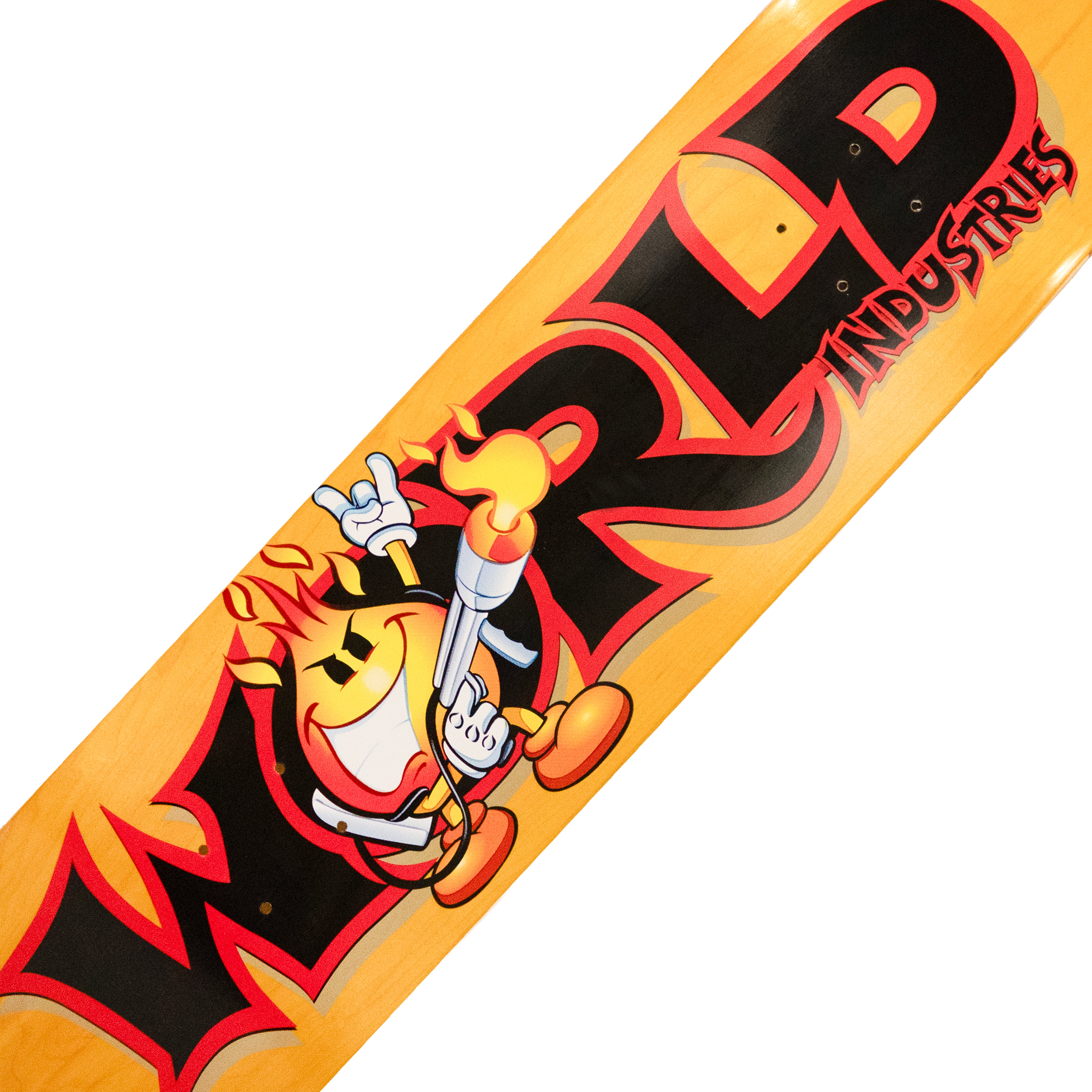 World Industries Deck- Fire World - Yellow  8.0”