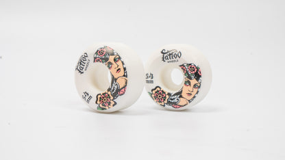 Tattoo Skateboard Wheels 54mm/ SANORITA