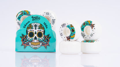 Tattoo Skateboard Wheels 54mm/ SKULL