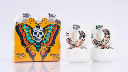 Tattoo Skateboard Wheels 54mm/ SANORITA