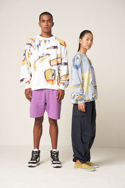 RETROMA SWEATSHIRT - WHITE