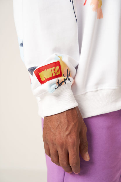 RETROMA SWEATSHIRT - WHITE